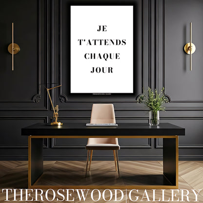 Motivational Wall Art | 4K Quality Digital Download | Black & White | Minimalist Style | Inspirational Quote | Modern Decor