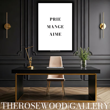 Uplifting Quote Art | High-Definition Printable File | Black & White | Minimalist Design | Motivation | Inspiration