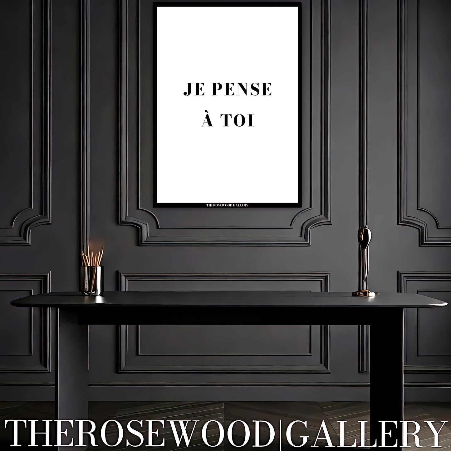 Minimalist Quote Poster | Ultra High Definition File | Black & White | Simple Typography | Motivational Art | Inspiration