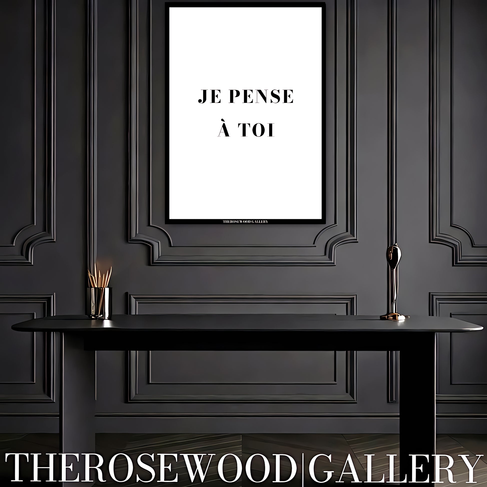 Minimalist Quote Poster | Ultra High Definition File | Black & White | Simple Typography | Motivational Art | Inspiration