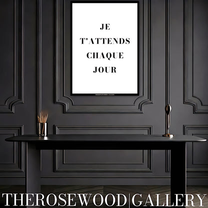 Motivational Wall Art | 4K Quality Digital Download | Black & White | Minimalist Style | Inspirational Quote | Modern Decor