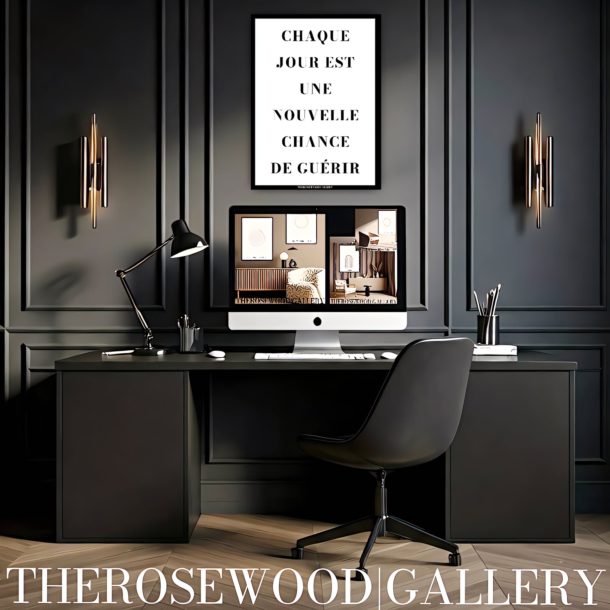 Empowering Words | 4K Ultra HD Download | Black & White | Minimalist Decor | Motivational Quote | Inspiration