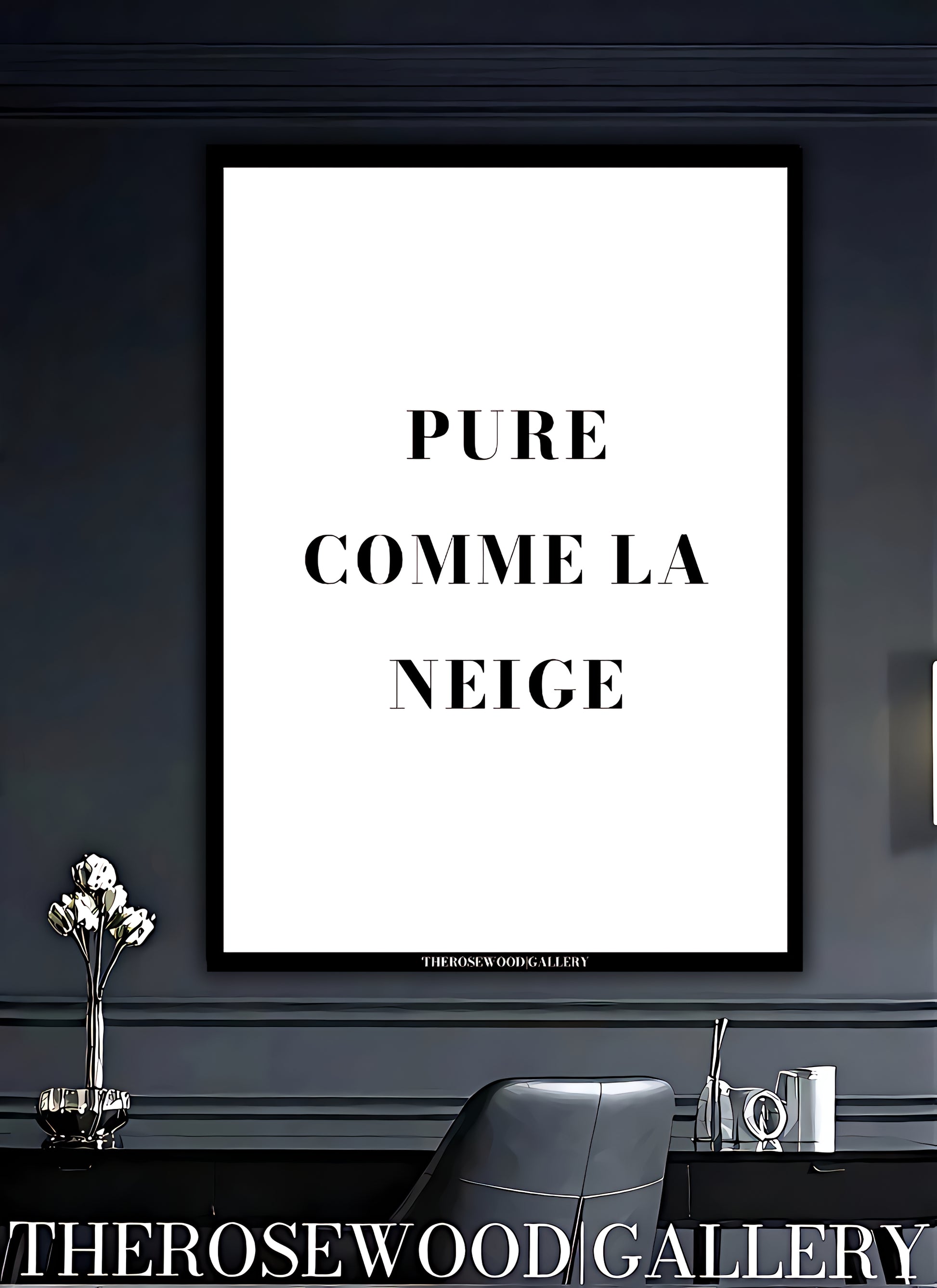 Inspirational Quote To Print | High-Resolution Digital Download | Black & White | Modern Calligraphy | Motivation | Wall Art